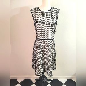 J.CREW Woman's Black & White Eyelet Dress size 10T